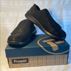 Propet Men's Black Slip-On Shoes Propét Men's Cush N Foot